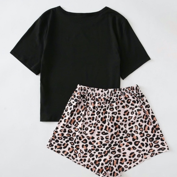 New Leopard Print PJ Set - Picture 2 of 6